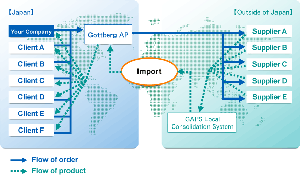 Flow of GAPS system